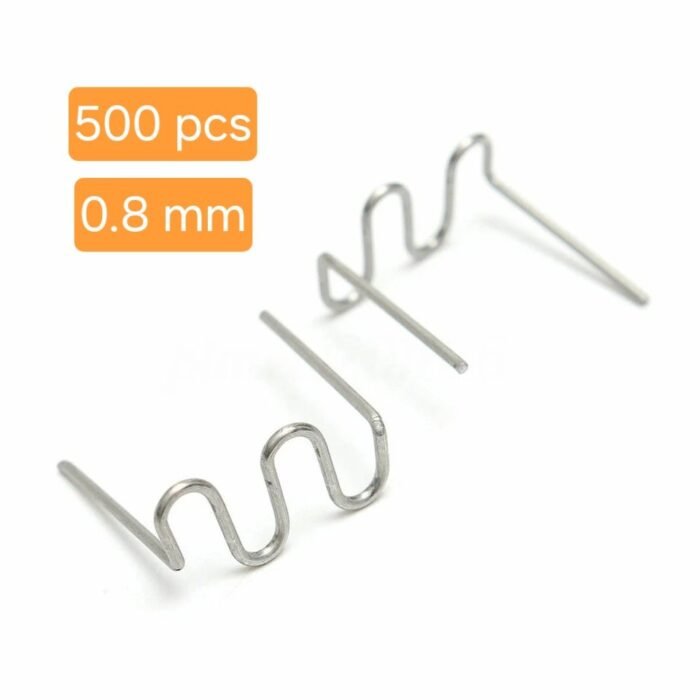 Sac de 500 Pcs Agrafes pour soudeuse Plastique 0.8 mm