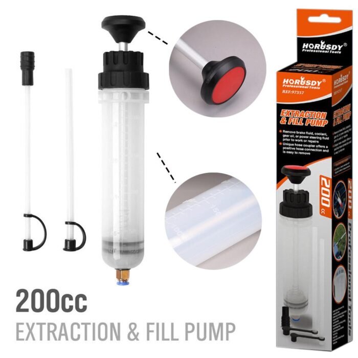 Pompe Seringue D’Huile (extraction et remplissage) HORUSDY